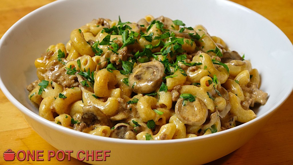 NEW RECIPE VIDEO: One Pot Budget Friendly Beef&nbsp;Stroganoff