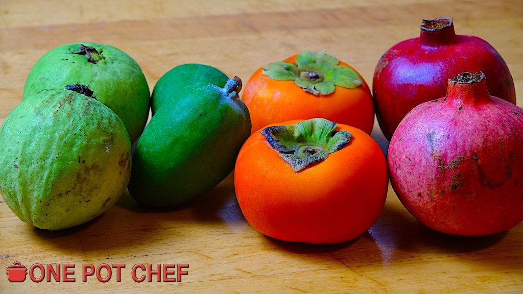 NEW VIDEO: Exotic Fruit # 2 – How To Eat Persimmon, Pomegranate, Guava and&nbsp;Feijoa